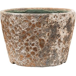 Lava Relic Rust metal bloempot binnen 25x25x17 cm