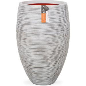 Capi Nature Rib NL vase luxe 39x60cm bloempot ivoor