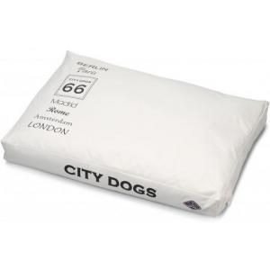 Hondenkussen City Dogs wit 100 x 70 x 12 cm Hondenkussen City Dogs wit 100 x 70 x 12 cm