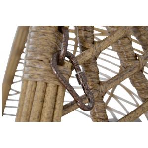 Amazona egg hangstoel naturel