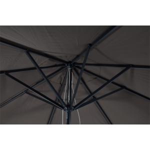Stokparasol Virgo 400 cm grijs