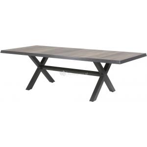 Castilla Negro tuintafel 243x103x73 cm industrieel