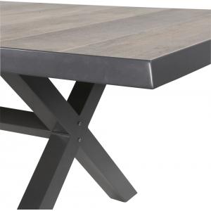 Castilla Negro tuintafel 243x103x73 cm industrieel