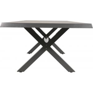 Castilla Negro tuintafel 243x103x73 cm industrieel