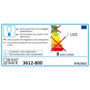 Micro lichtsnoer met 120 warm witte LEDs