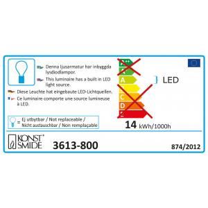 Micro lichtsnoer met 200 warm witte LEDs