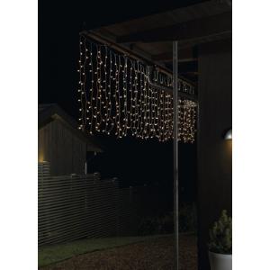 LED lichtgordijn warmwit cherry met 200 lampen