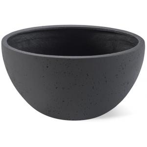 Grigio plantenbak Low Egg pot M antraciet betonlook