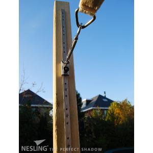 Nesling rails met oog 1 meter