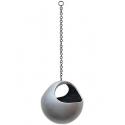 Gradient hanging basket matt grey