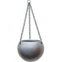 Gradient hanging globe matt grey