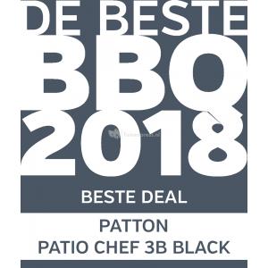 Patton Patio Chef 3+ zwart gasbarbecue