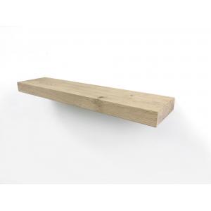 Zwevende wandplank eiken recht 30 x 15 cm