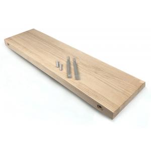 Zwevende wandplank eiken recht 30 x 20 cm