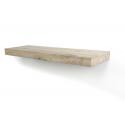 Zwevende wandplank eiken recht 40 x 20 cm