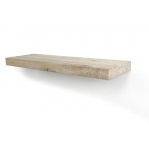 Zwevende wandplank eiken recht 50 x 20 cm