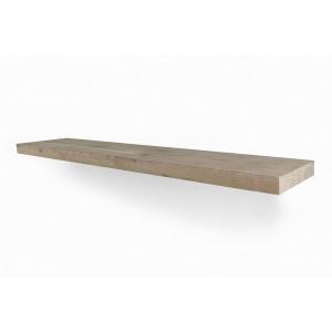 Zwevende wandplank gebruikt steigerhout 110 x 20 cm