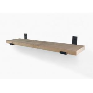 Steigerhout wandplank gebruikt 100 x 20 cm met industriele plankdragers