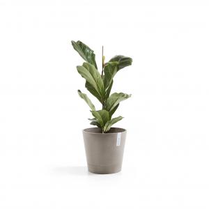 Ecopots Venice kunststof bloempot Taupe - Ø 37,7 cm