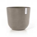 Ecopots Oslo kunststof bloempot Taupe - Ø 42,8 cm