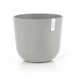 Ecopots Oslo kunststof bloempot Wit/Grijs - Ø 33,1 cm