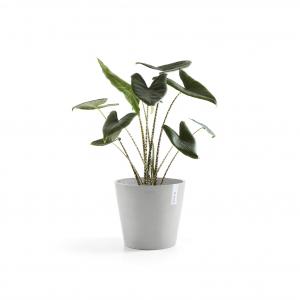 Ecopots Amsterdam kunststof bloempot Grijs/Wit - Ø 27,3 cm