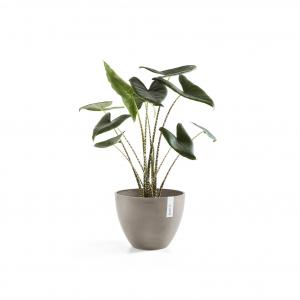 Ecopots Antwerp kunststof bloempot Taupe - Ø 37,7 cm