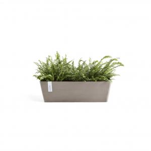 Ecopots Bruges met waterreservoir kunststof bloempot Taupe - Ø 43 cm