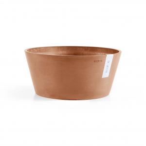 Ecopots Frankfurt kunststof bloempot Terracotta - Ø 38,8 cm