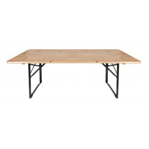 Inklapbare houten kindertafel H 54 x 110 x 40 cm