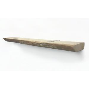 Zwevende barnwood wandplank 100 x 18 cm