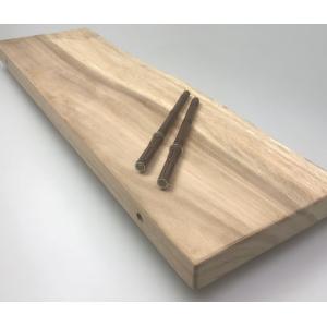 Zwevende suar wandplank 100 x 25 cm