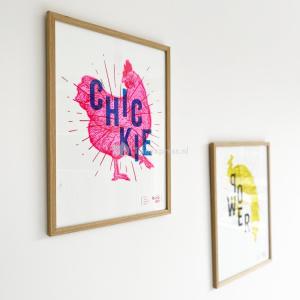 Poster leuke quote A3 chickie
