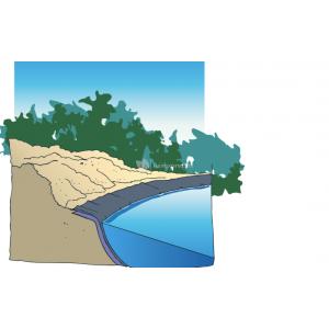 Colorado bocht links waterval