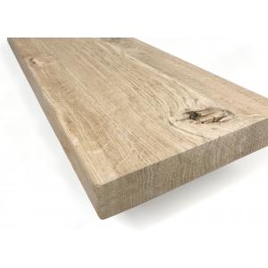 Oud eiken plank massief recht 100 x 20 cm