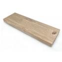 Oud eiken plank massief recht 80 x 20 cm