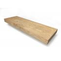 Oud eiken plank massief recht 80 x 30 cm